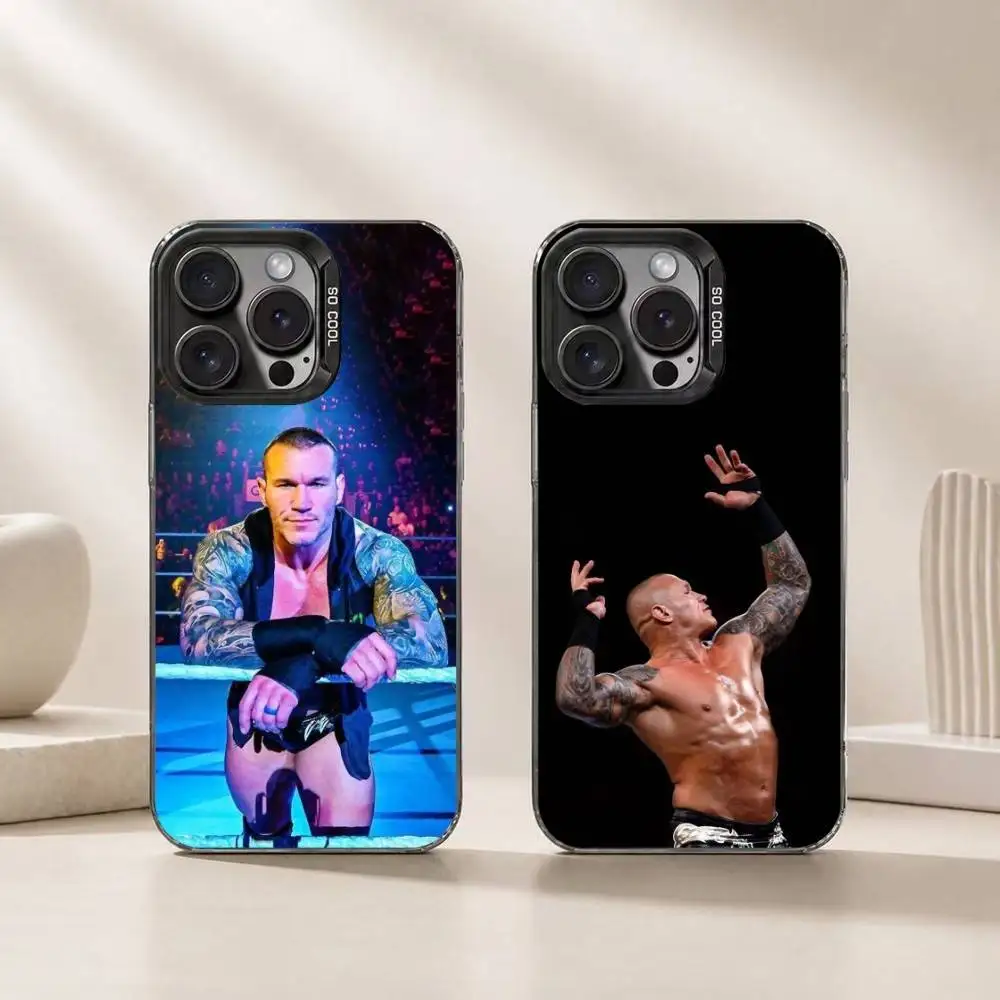 

Pro-wrestler R-Randy Orton Phone Case For iPhone 17,16,15,14,13,12,11 Plus,Pro Max,XS,Colored Silver Plated Inside Cover