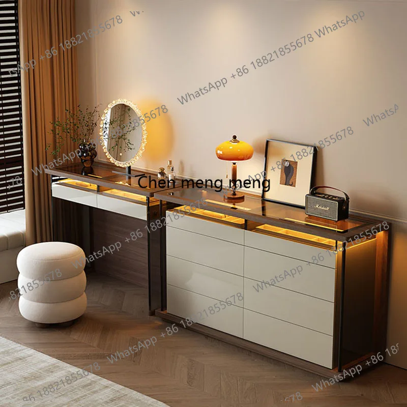 Makeup Organizer Dressing Table Filing Cabinets Cabinet Storage Makeup Vanity Table Mirror Desk