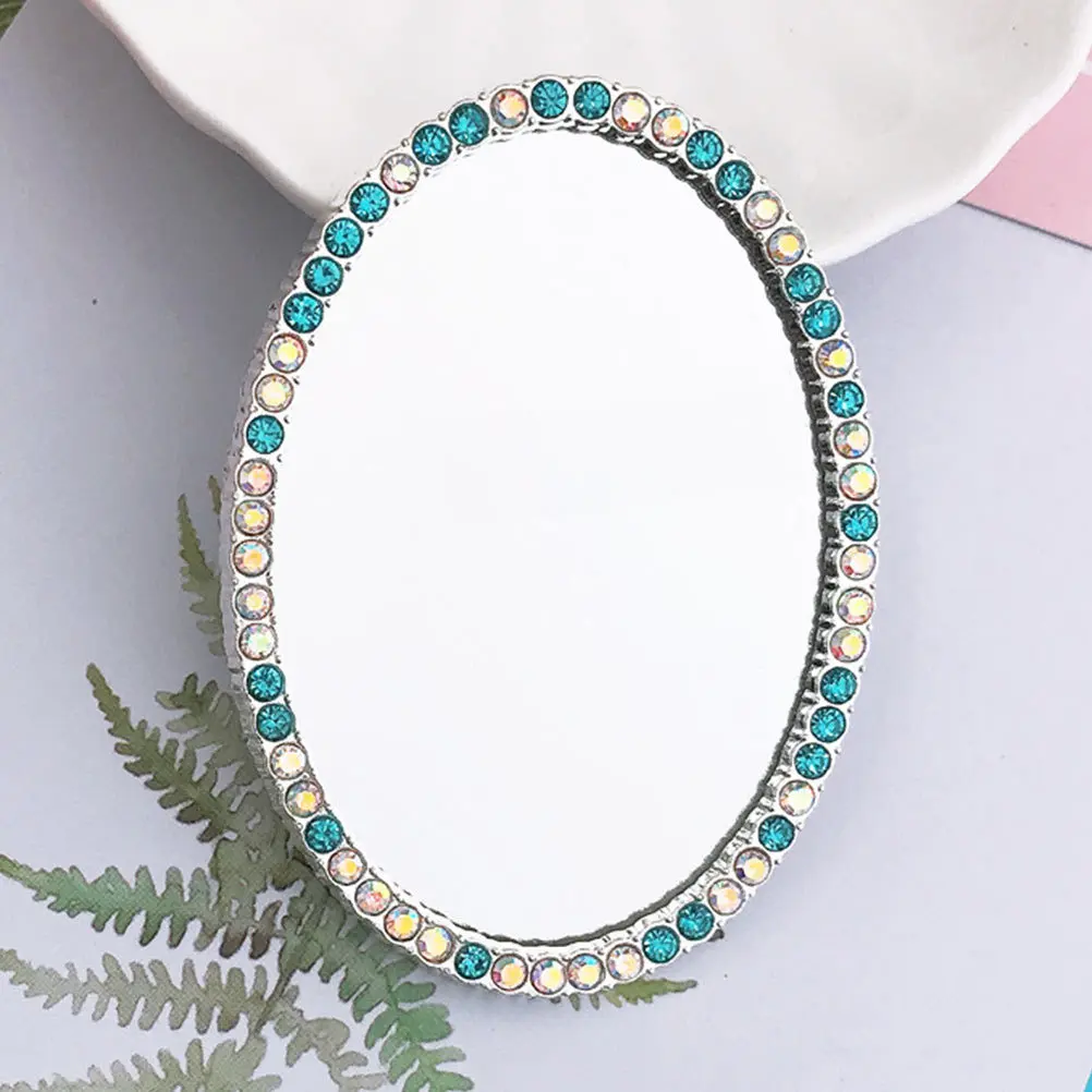 กระจกเงาทรงรี 20 ชิ้น สำหรับงานประดิษฐ์ ตกแต่งผนัง งาน DIY กระจกแต่งหน้า เลนส์เรียบ