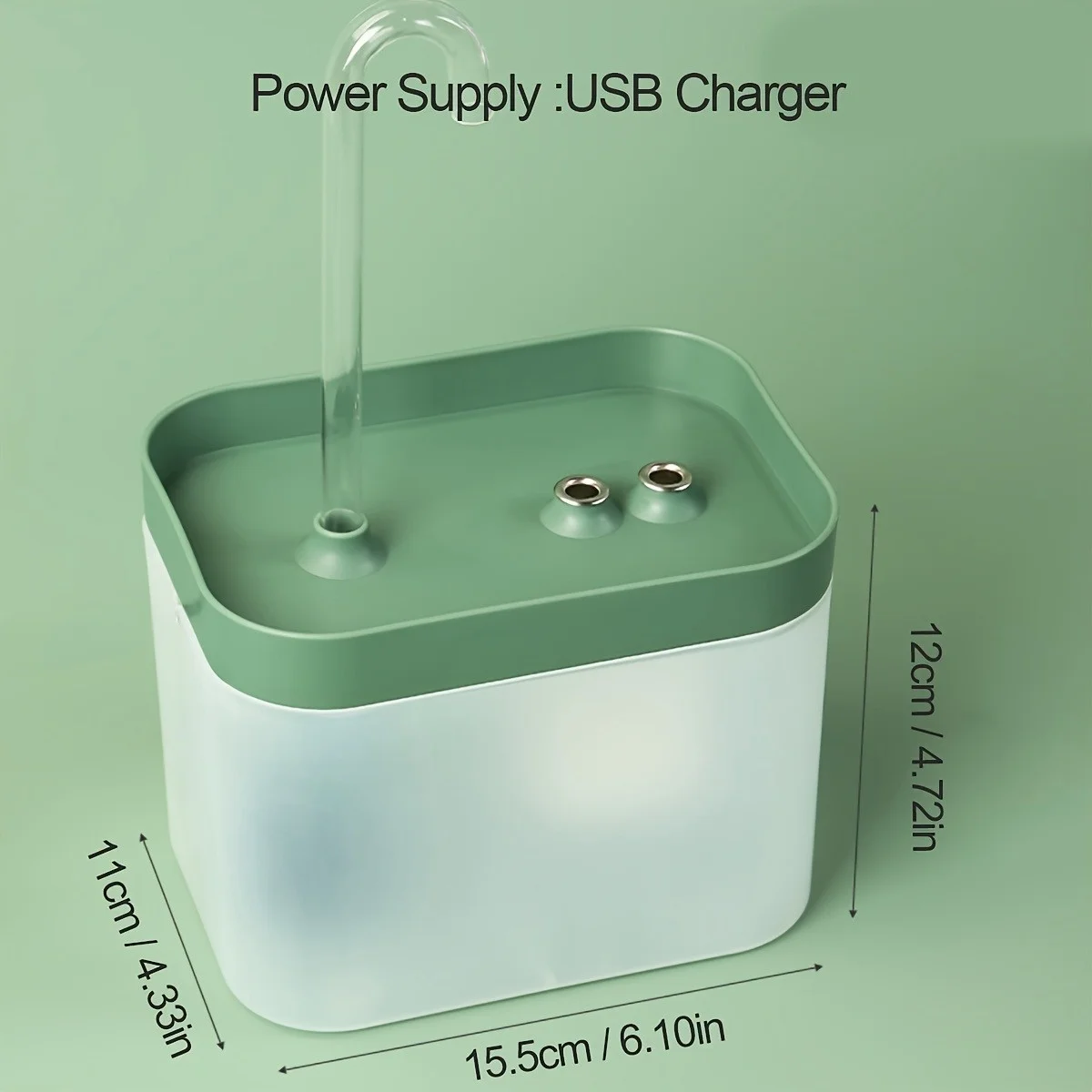 Pet Water Dispenser Auto Filter Electric Mute Cat Drinker 1.5L Recirculate Filtring Drinker for Cat Water Fountain