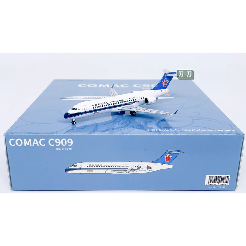 Ng 1/400 escala china companhias aéreas do sul aeronaves comerciais c909 simulação modelo de aeronave de liga fundida colecionável decorativo