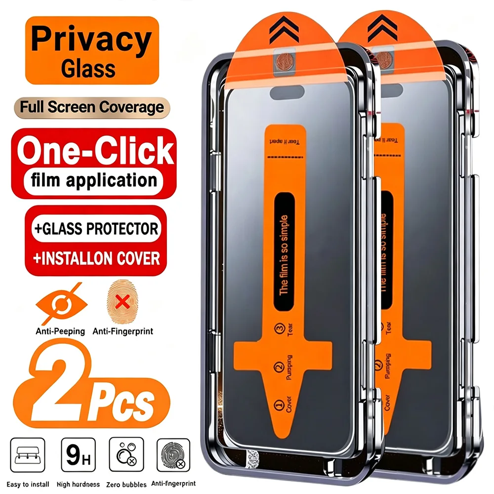 NNBILI 2er-Pack 9H Härtegrad Sichtschutz-Displayschutzfolie aus Gehärtetem Glas, Für Samsung Galaxy S26 S25 S24 Ultra S23 S22 S21 Plus S24 FE