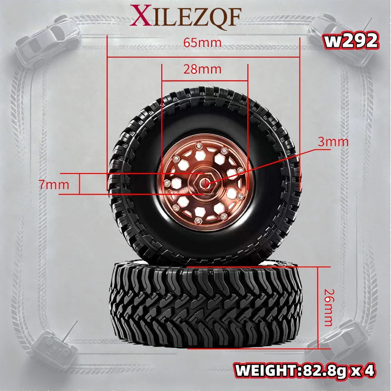 4pcs Heavy Duty 65mm 1.3
