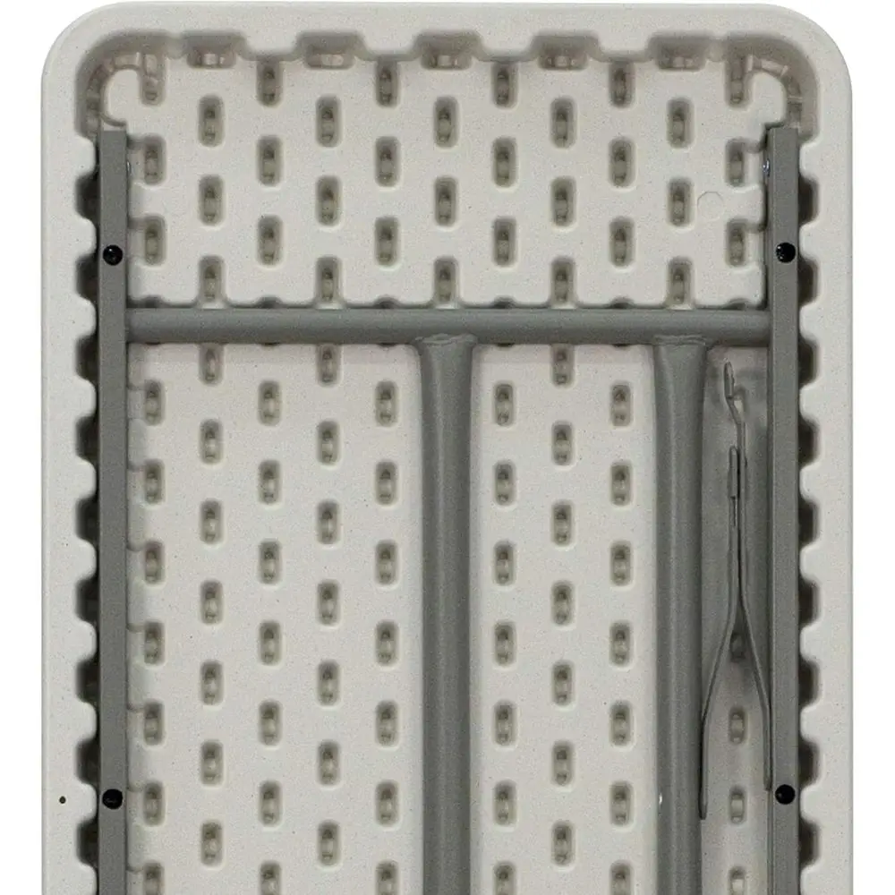 طاولة تدريب بلاستيكية قابلة للطي بطول 6 أقدام من الجرانيت الأبيض من Elon4Pack #6