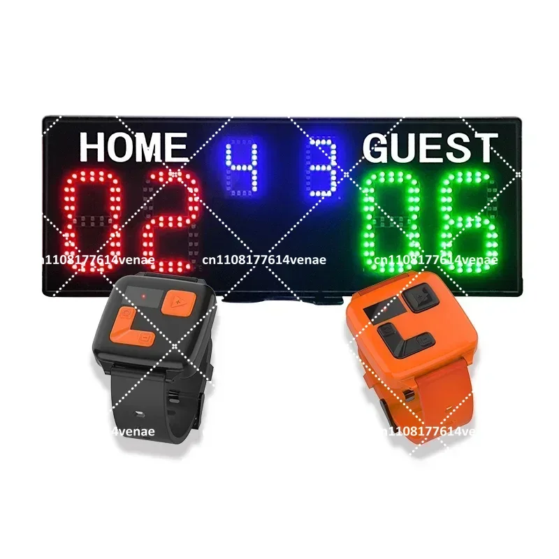 Portable Electronic Scoreboard with LED Display for Tennis, Basketball, Snooker, Dart Game, Swimming, WiFi Sync