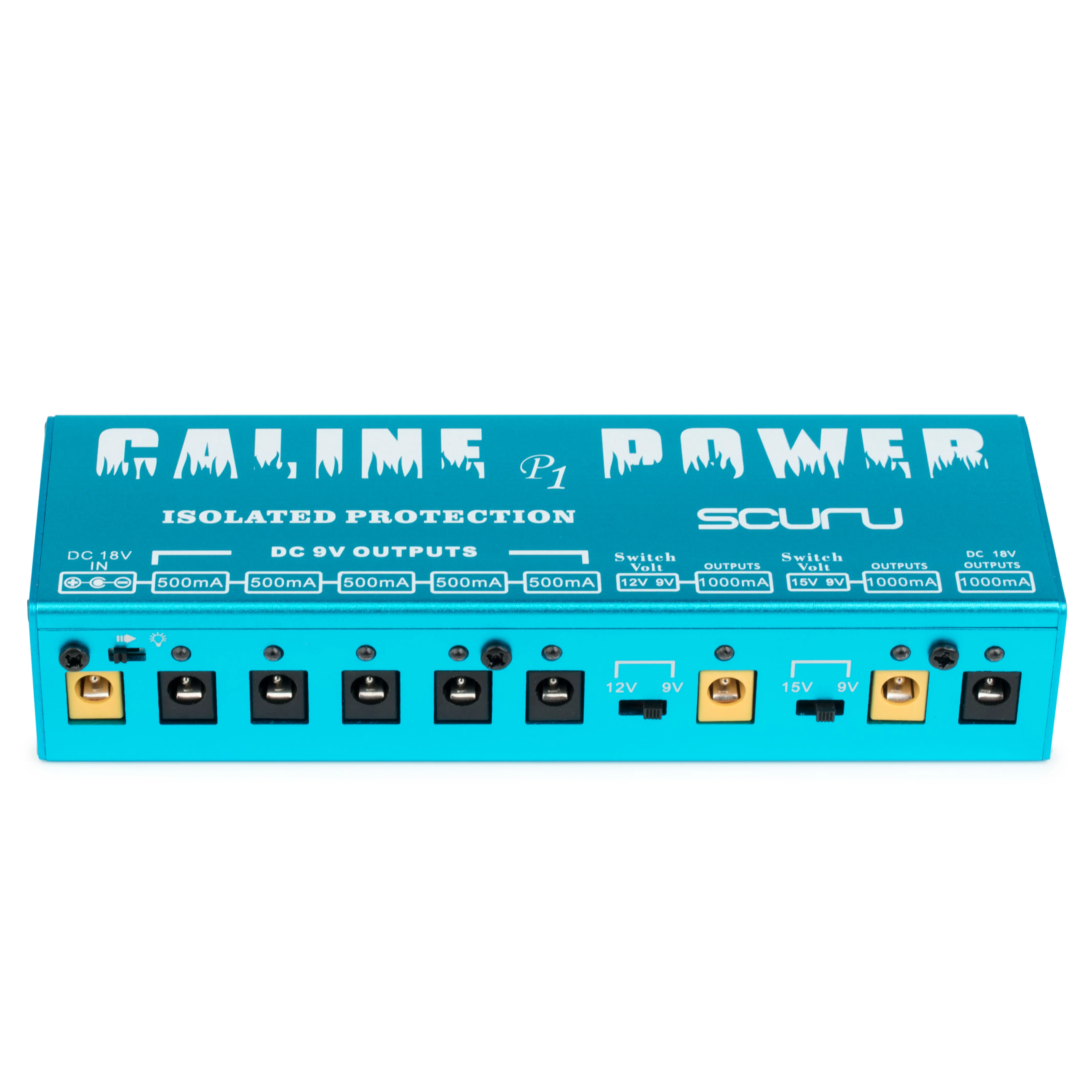 Caline P1 Guitar Effect Pedal Power Supply Stations Switching 8 Isolated DC Outlets 9V 12V 15V 18V