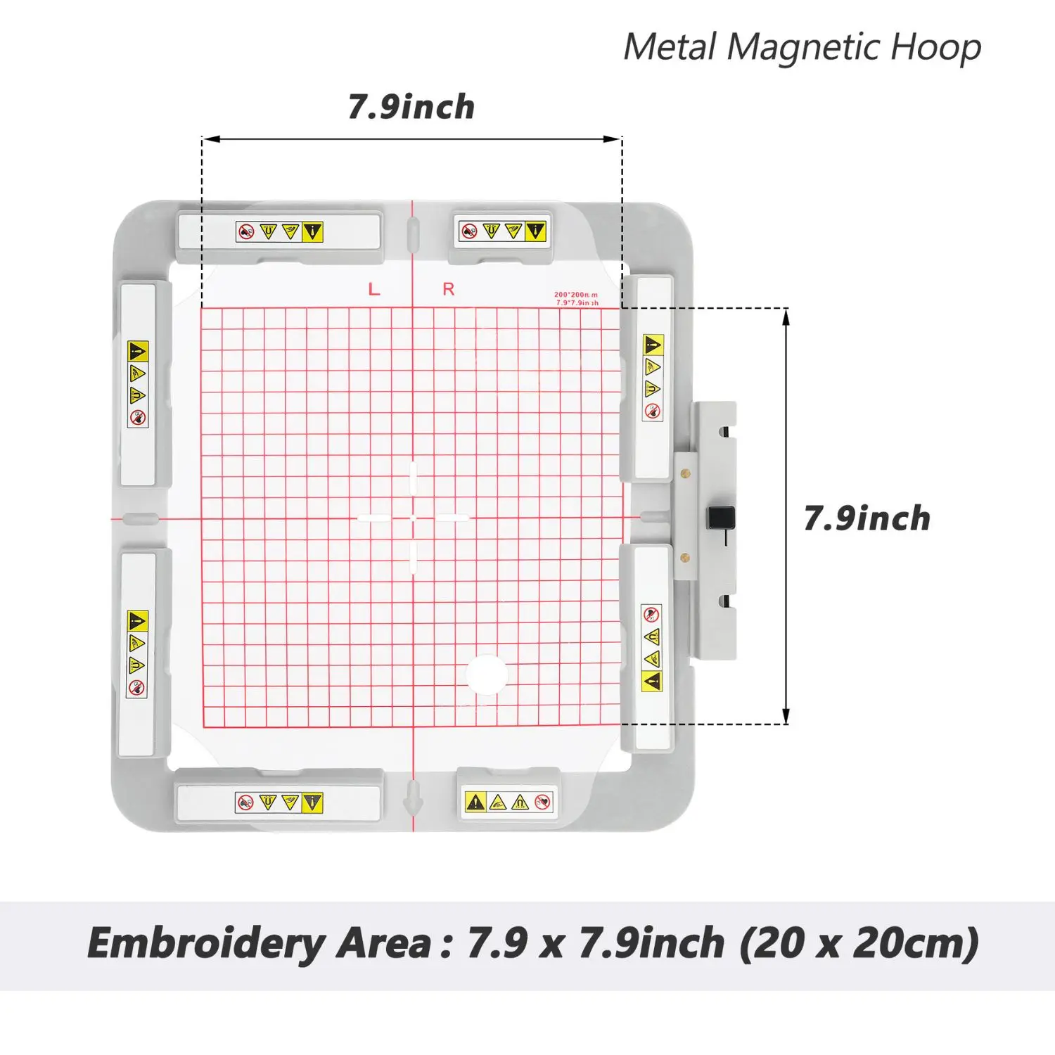 Strong Magnetic Embroidery Hoop Frame for Poolin EOC06  Sewing Machine Accessories Hoop Rings Embroidery Hoop