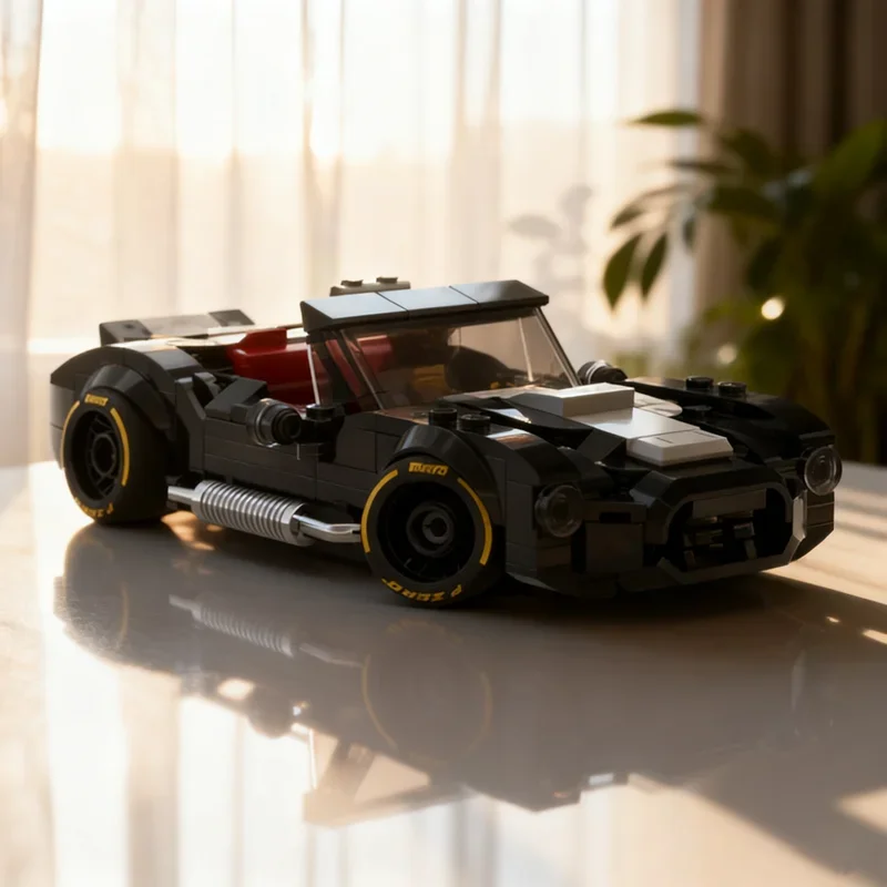

278pcs MOC Shelby Cobra AC City Champions Super Car Model Building Toy Blocks Festival Gift Architecture Idea Education Brick