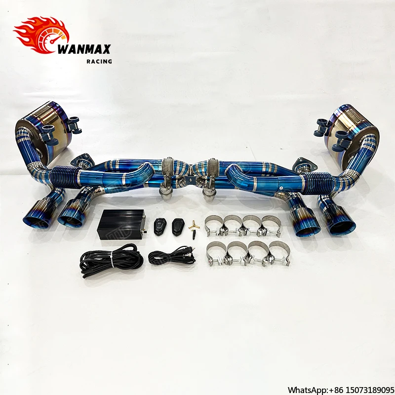 

High Performance Titanium Exhaust System for 991.1, Vacuum Valve Controlled, Lightweight Upgrade, In Stock Fast Shipping