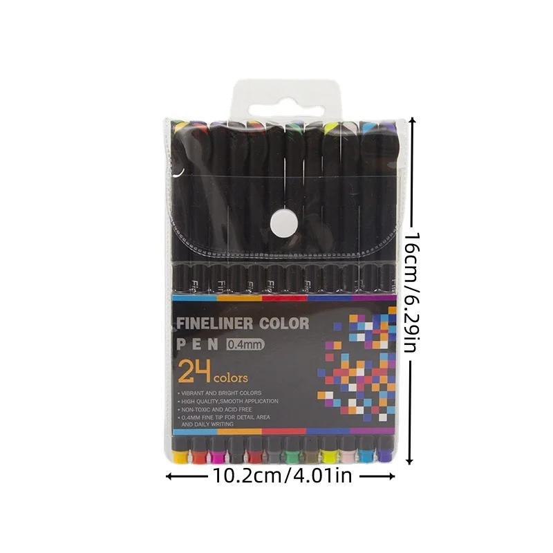 12-100 Colors Fine Tip Drawing Pens, Needle Point Art Markers for Sketching & Coloring, Stationery Supplies for Artists & Studen