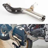 Tubo de conexión de acero inoxidable para escape de motocicleta, silenciador F850GS F 850 GS 2018-2022 F850GS