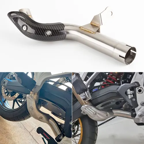 Imagen 1 del producto Tubo de conexión de acero inoxidable para escape de motocicleta, silenciador F850GS F 850 GS 2018-2022 F850GS