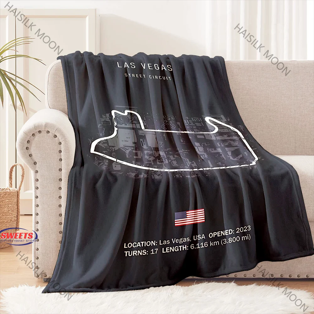 1 قطعة Nurburgring F1 بطانية المسار الدولي لغرفة المعيشة غرفة نوم أريكة مكتب الترفيه هدية عيد ميلاد لابن الزوج أبي #2