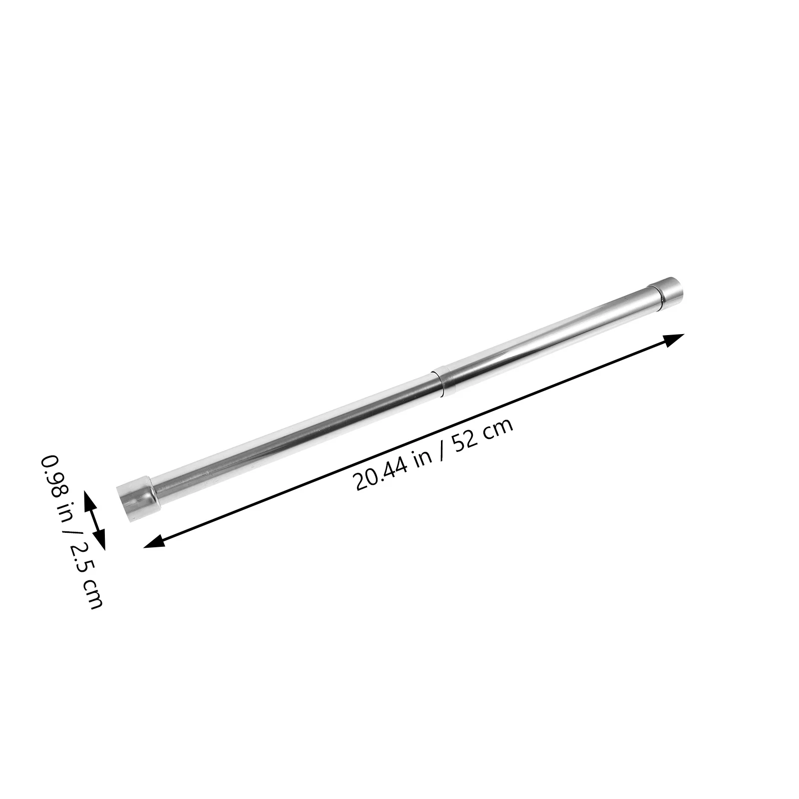 

Thickened Stainless Steel Telescopic Rod Extendable Clothes Drying Rail for Home Laundry Wardrobe Shower Door Mount No Drill