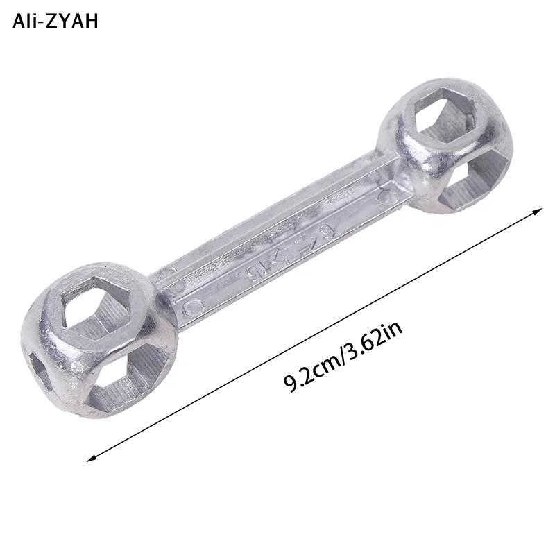1p Cycling Bicycle Hexagon Wrench 6-15mm Multipurpose 10 Holes  Durable Spanner Bike Repair Tool Accessories