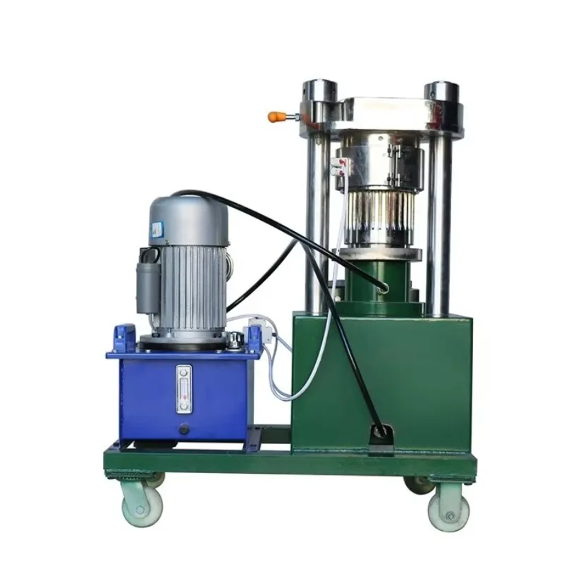 Máquina hidráulica de prensa de aceite de nuez y oliva en Italia / molino de aceite de oliva pequeño