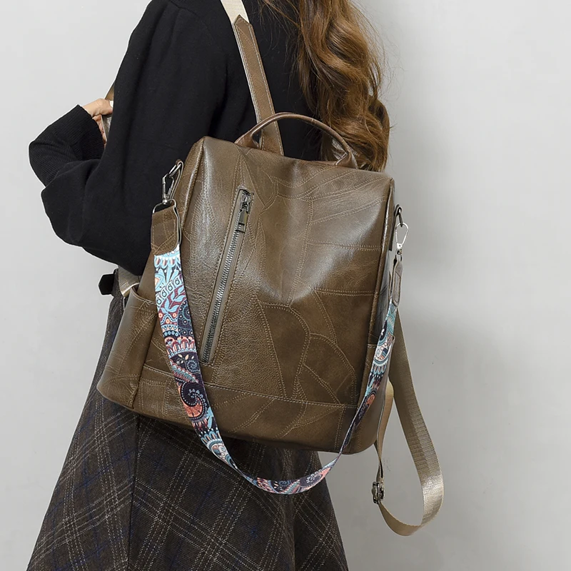 Large Capacity Anti Theft Design Backpack Luxurious Women\'s Designer Brand Mochilas Fashionable Travel Female Backpack Sac A Dos