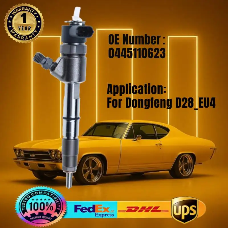 

0445110623 Common Rail Fuel Injector for Dongfeng D28_EU4