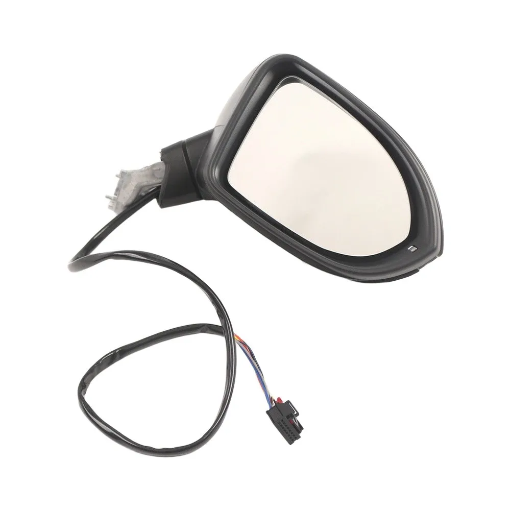 For Passat for b8 Right Side Heated Mirror Assembly 2015-2023 LHD 9 Wire Interface 3G1857508 ABS 31x15x18cm 12V Compatible