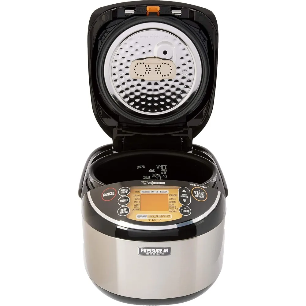 NP-NWC18 Pressure Induction Heating 10-Cup Rice Cooker and Warmer