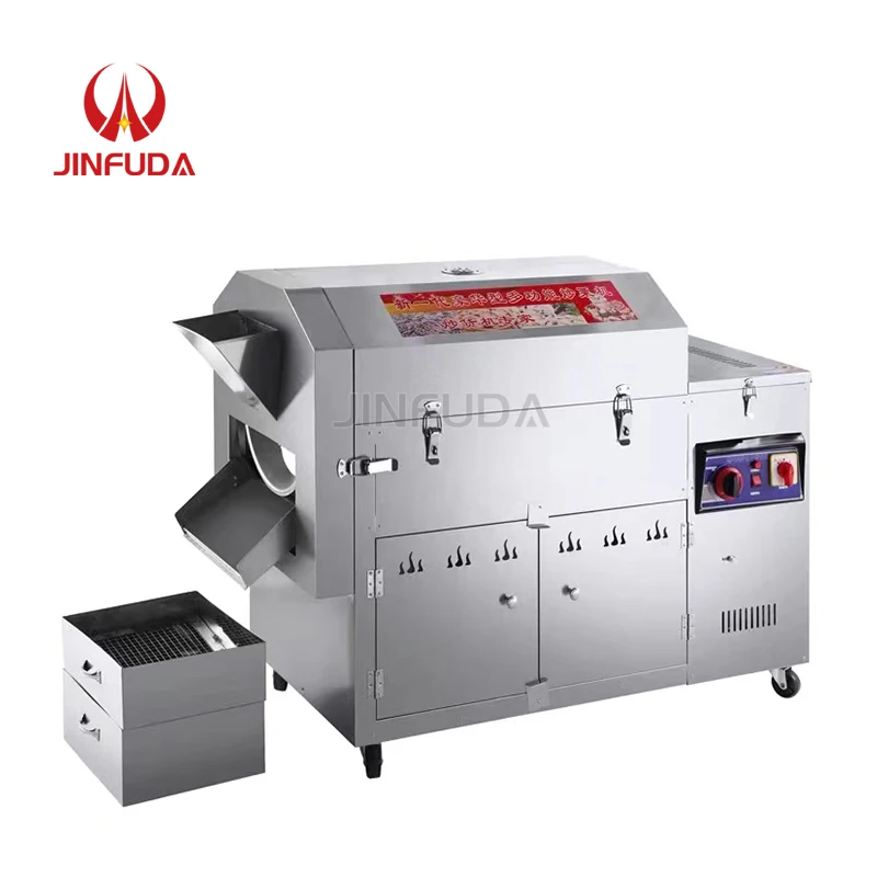 Better Commercial 0r Electric Drum Rotary Peanut Roasting Machine /walnut Roaster /Nut Roasting Machinery
