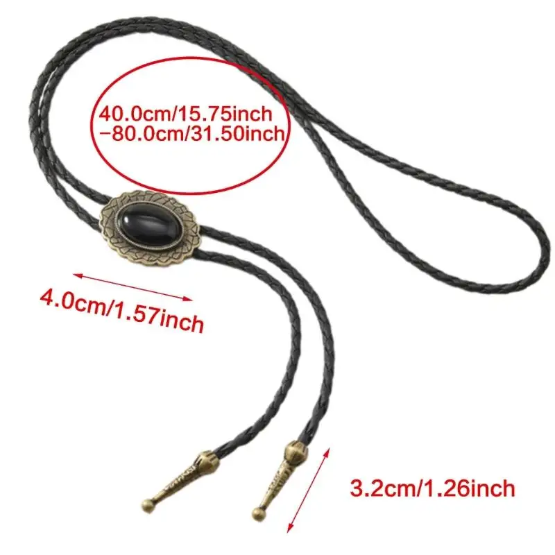 652F Stylish Leather Cord Necklace With Gold Finish Flexible Length Adjustable For Dresses Tops Unisex Fashion Piece