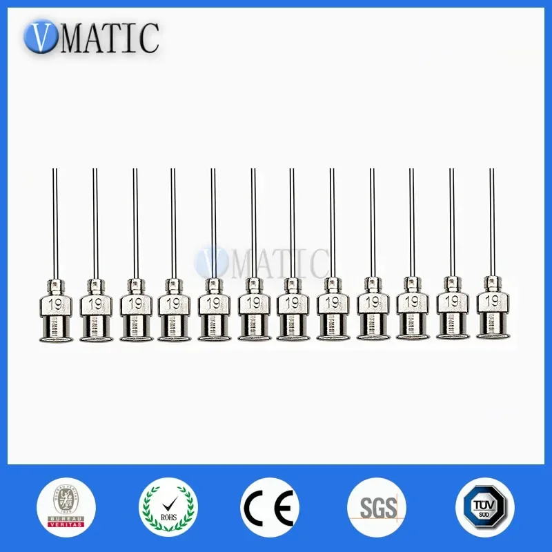 High Quality 12Pcs 1 Inch Length 19G Blunt Stainless Steel Dispensing Tips Dispenser Syringe Needle With Factory Price