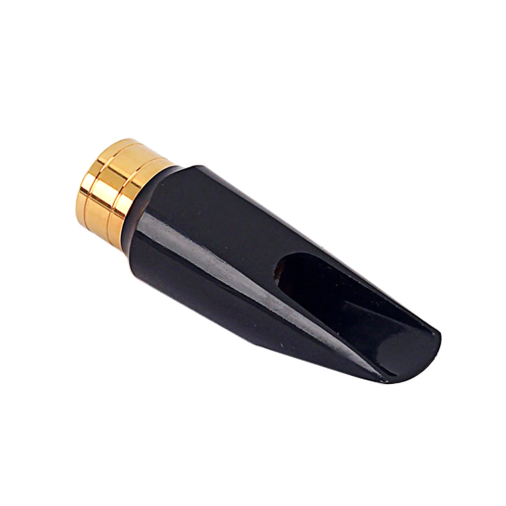 

Black Copper Saxophone Mouthpiece Replacement for Alto Saxophone Music Instrument Accessory Delivers Rich Sound