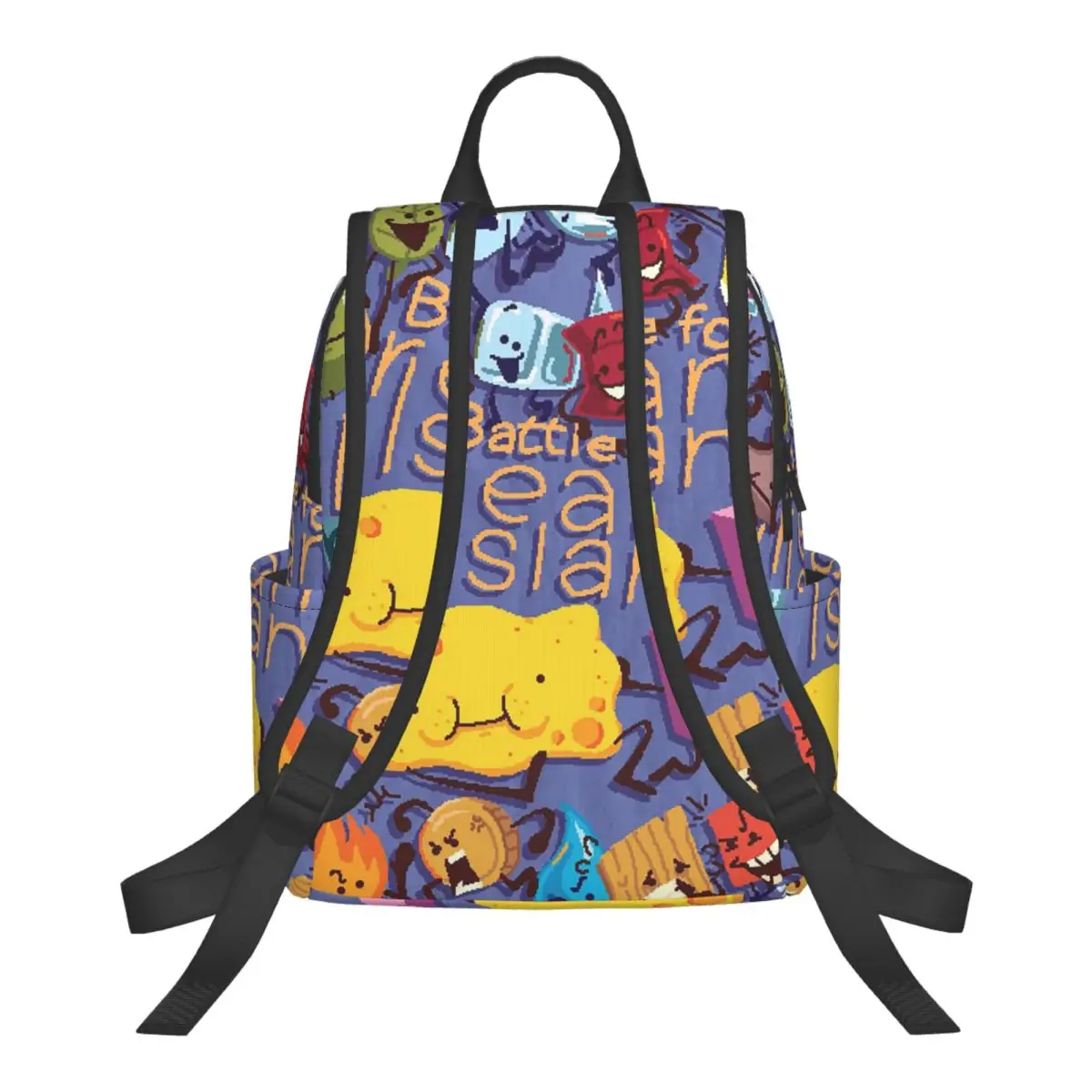 BFDI Four BFB Student Backpack School Bag Hiking Travel Daypack for Boys Girls Fashion Bookbag Shoulder Bags