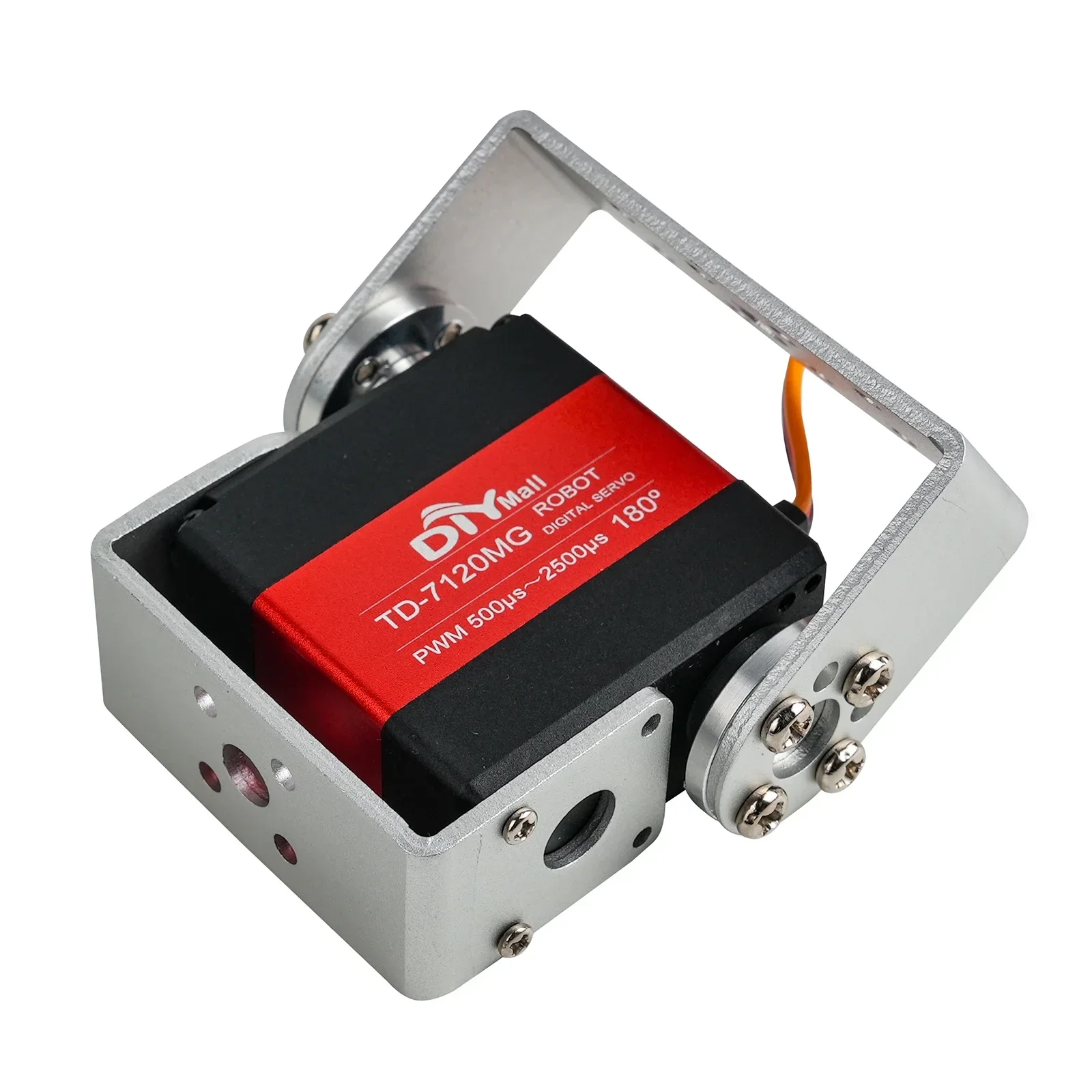 TD-7120MG 20KG double axe métal numérique Servo RC 180/270 Angle contrôlable en acier engrenage carbone brosse moteur Servos pour RC voiture Robot