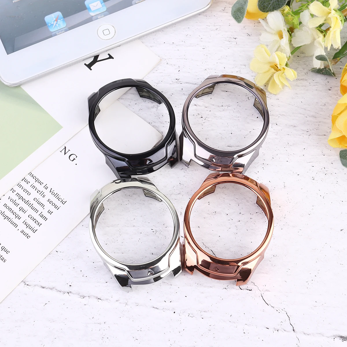 

Shockproof Smart Watch Shell Protective Case Hollow Cover Anti-Scratch Intelligent
