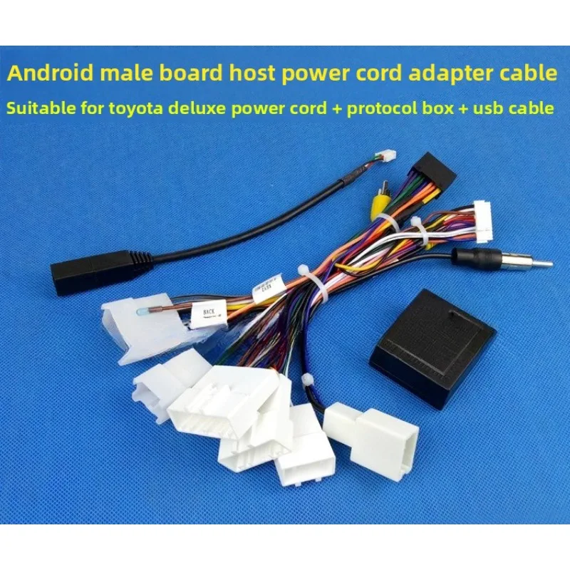 

News Car Stereo Radio Power Harness Canbus Box Radio Cable Wire Adapter Power Cable Connector for Toyọta RAV4 Good