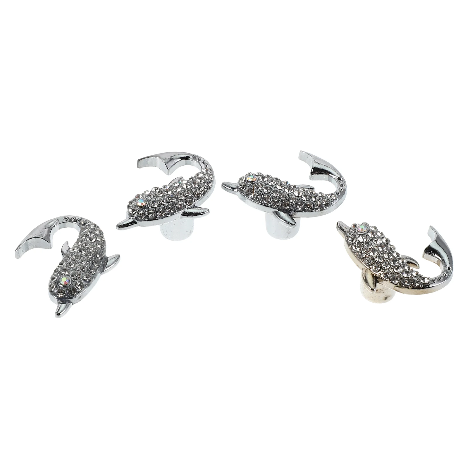 

4 Pcs 's Room Handle Home Decor Cupboard Wardrobe Knobs Dolphin Handles