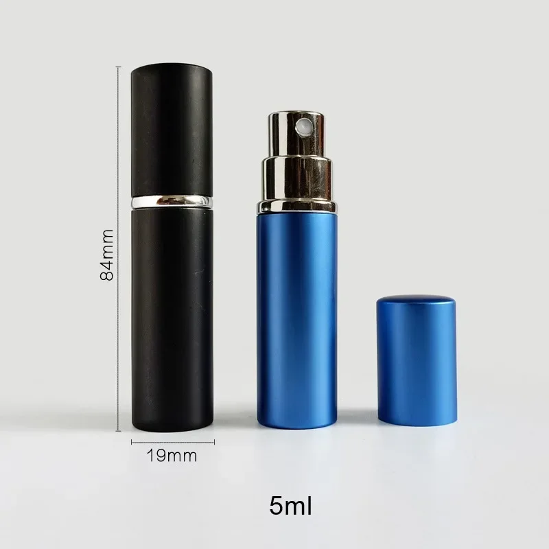 5ml Refillable Portable Mini Perfume Bottle Atomizer Spray Traveler Aluminum Empty Parfum Bottle