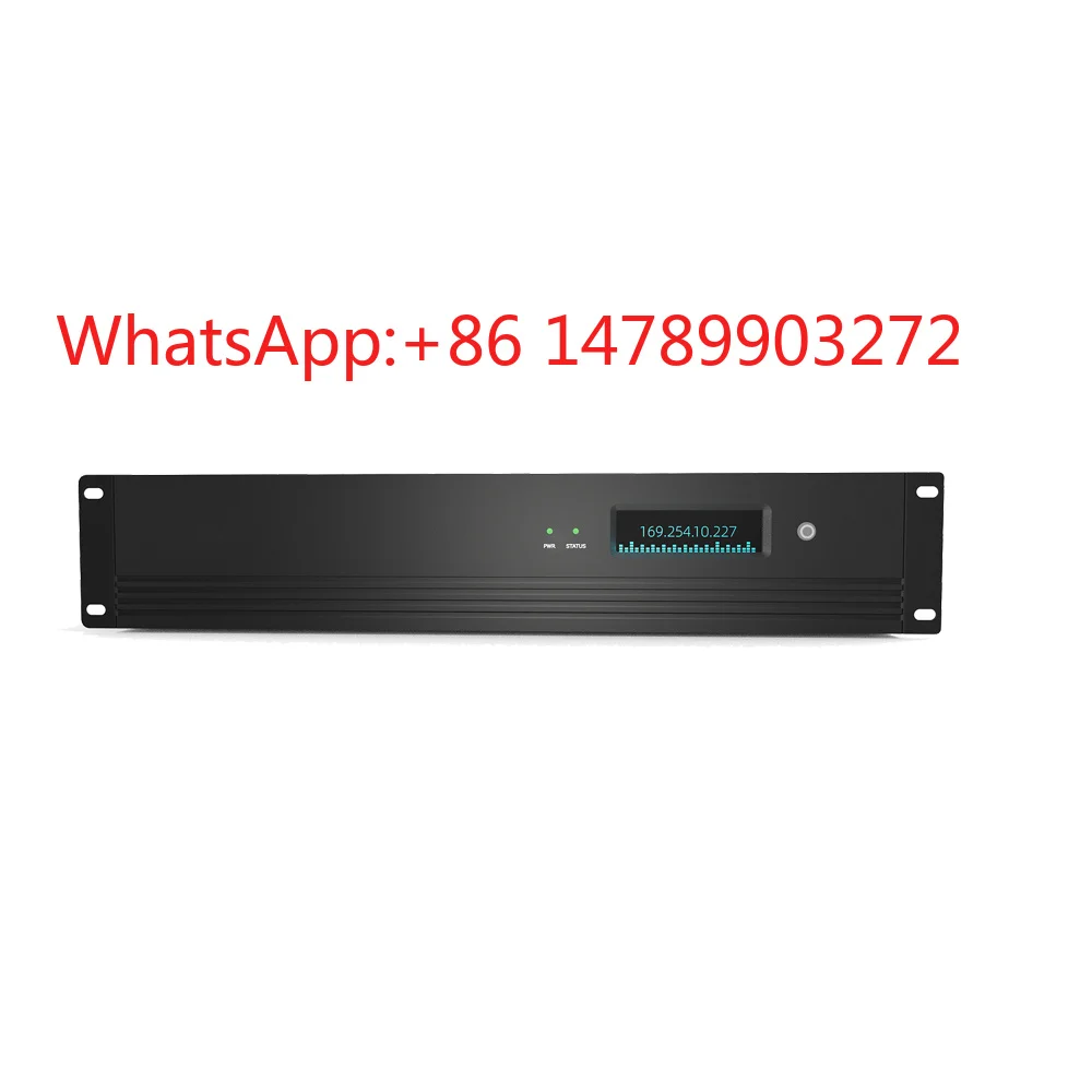 64 In 64 Out Dante Audio Processor GPIO Control Professional Stage Sound System