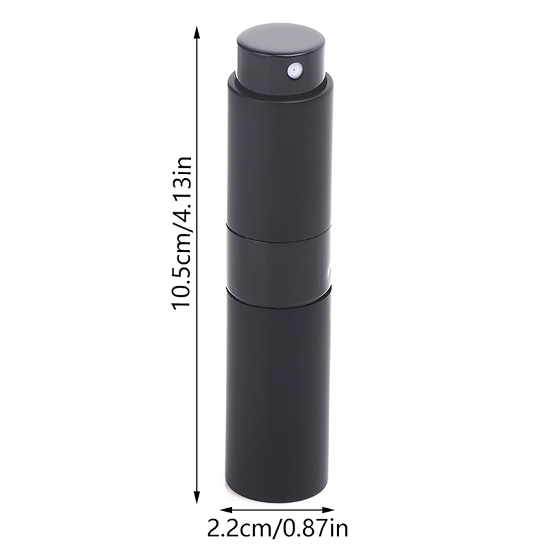 8ML Rattan Pattern Refillable Perfume Bottle Portable Rotary Aluminium Spray Atomizer Empty Spray Perfume Bottle for Travel