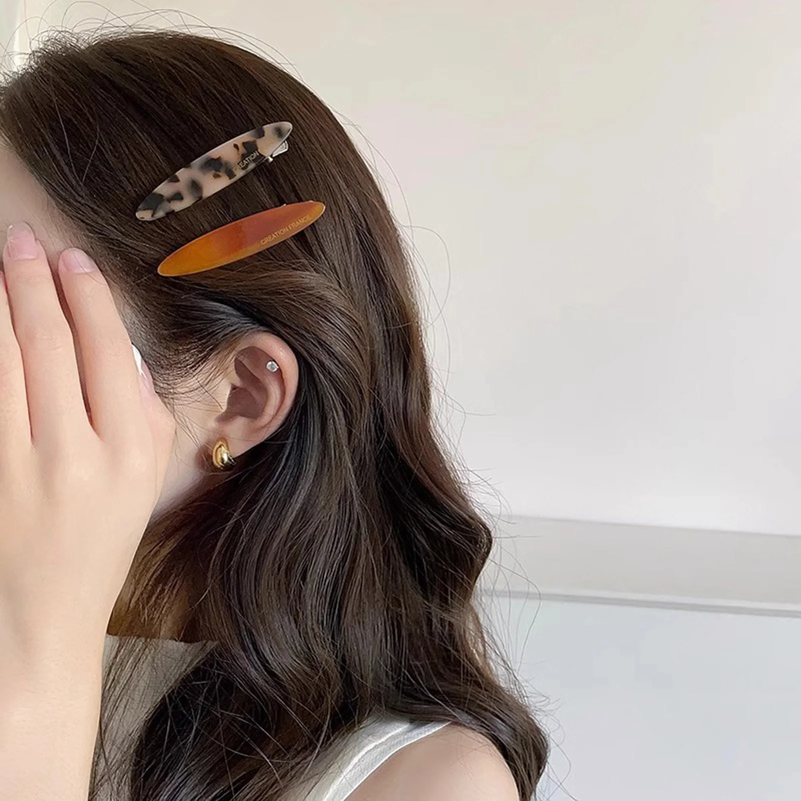 

1Pcs French Vintage Hair Clip Bangs Hair Holder Retro Fashion Hairpin for Women Girls Hair Accessories Elegant Daily Barrette