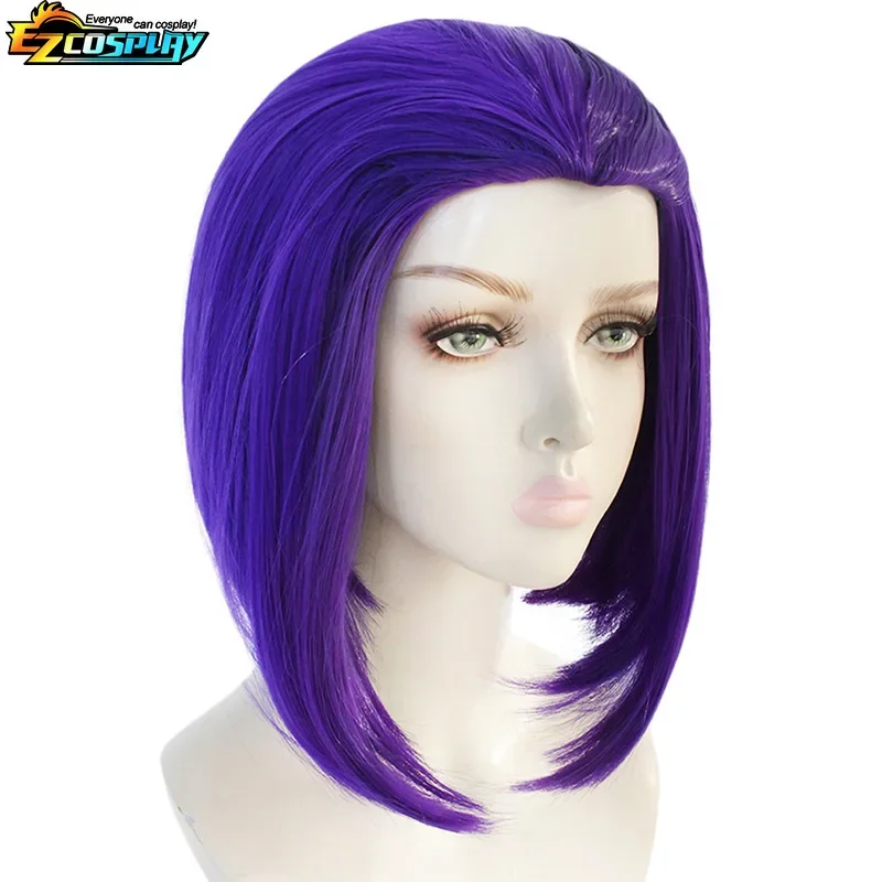Teen Titans Raven Cosplay-Kostüm, Damenkostüm, magisches Mädchen, Cosplay-Kampf-Body, komplettes Set mit lila Kapuzenumhang