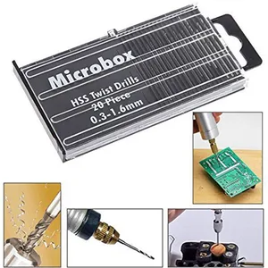 Mini HSS Spiral Dri Drills für Präzisionshandwerk, Schmuck, Uhrenreparatur, Modellherstellung, Hobbyarbeit, Elektronik, 0,3 mm-1,6 mm, 20pcs 6 Hauptverkäufe Moai Form - №2