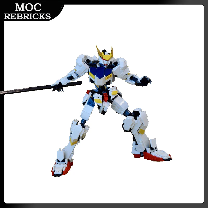 Populaire Game Mecha Serie Moc Bouwsteen Robot Barbatos 4th Mechanische Warrior Diy Bricks Speelgoed Model Jongen Verjaardagscadeau