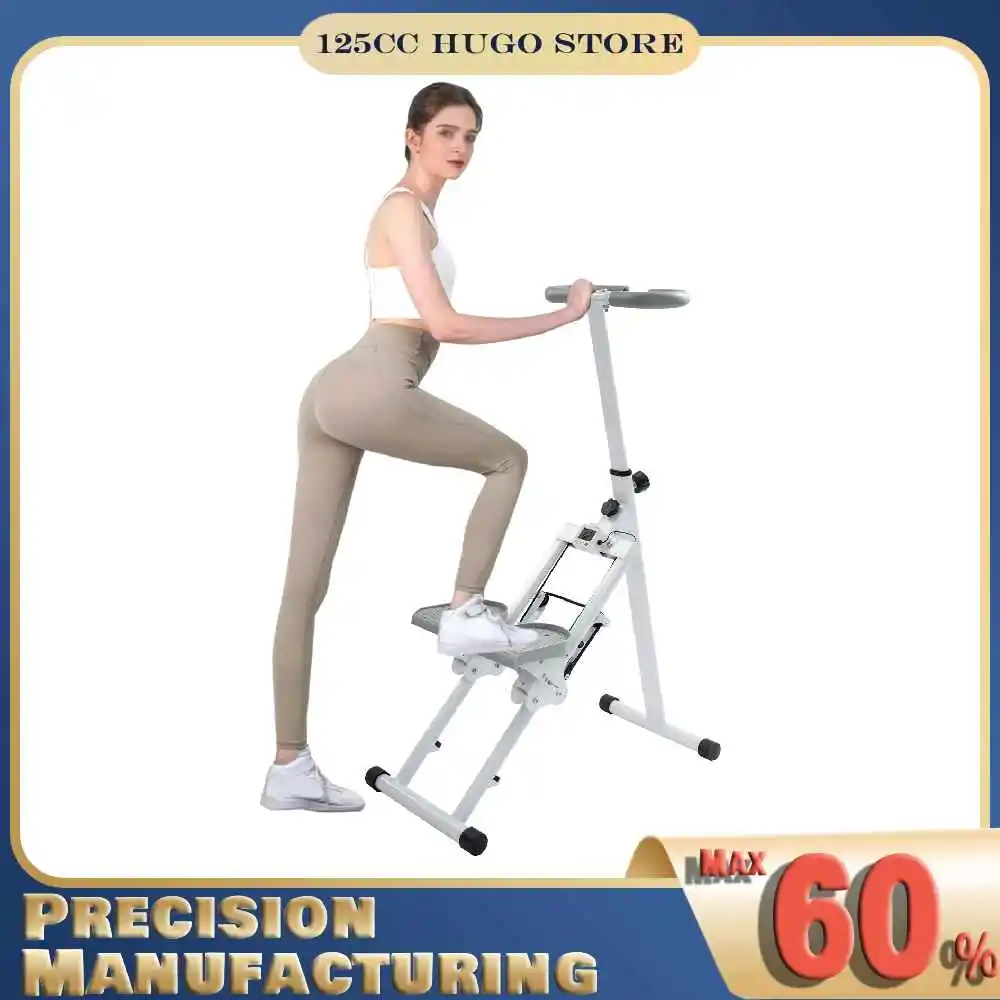 

Stair Climber Body Workout Stair Stepper Home Gym Foldable Vertical Stair Exercise Machine 3 Gears Leg Stepper