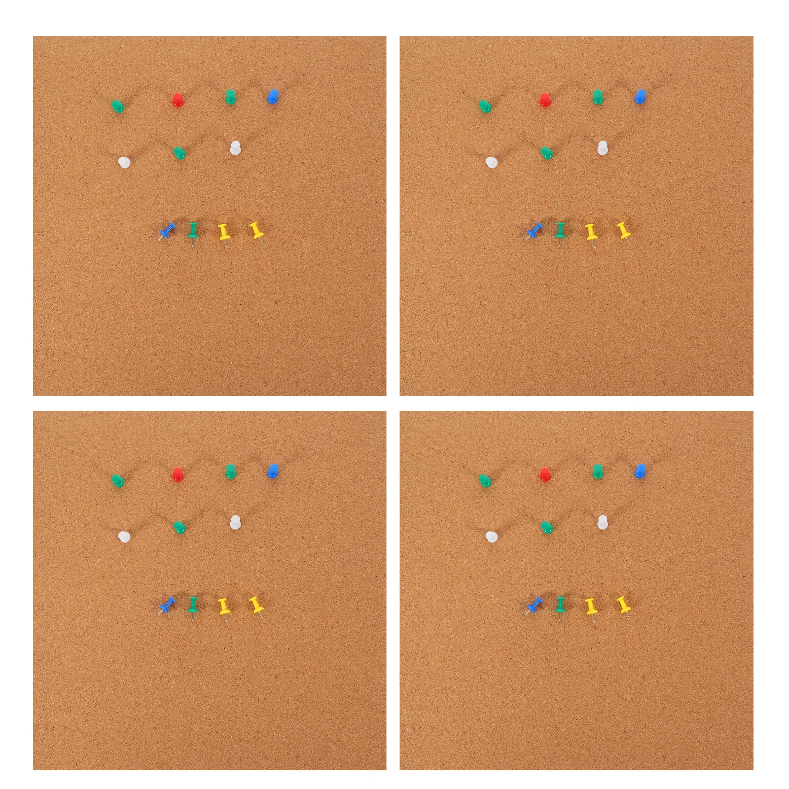 1 Set tabelloni di sughero autoadesivi per pareti bollettino per ufficio casa parete avviso display bacheca bacheca di sughero parete decorativa