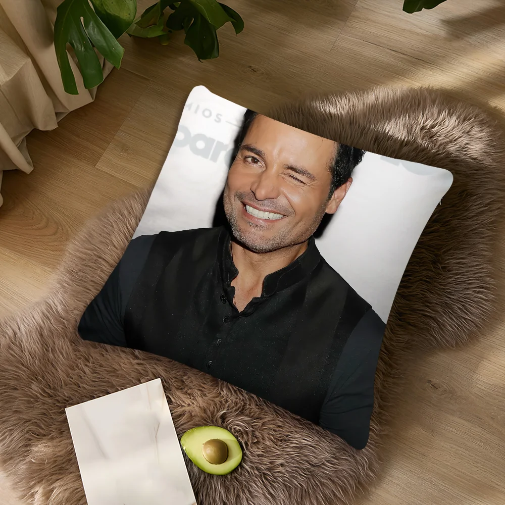 Singer C-Chayanne P-Puerto Kissenbezug für Wohnzimmer, Akzent-Sofakissen, Rückenstützkissen, quadratisches Lounge-Kissen, Kissenbezug für erholsame Nickerchen – Detail 7