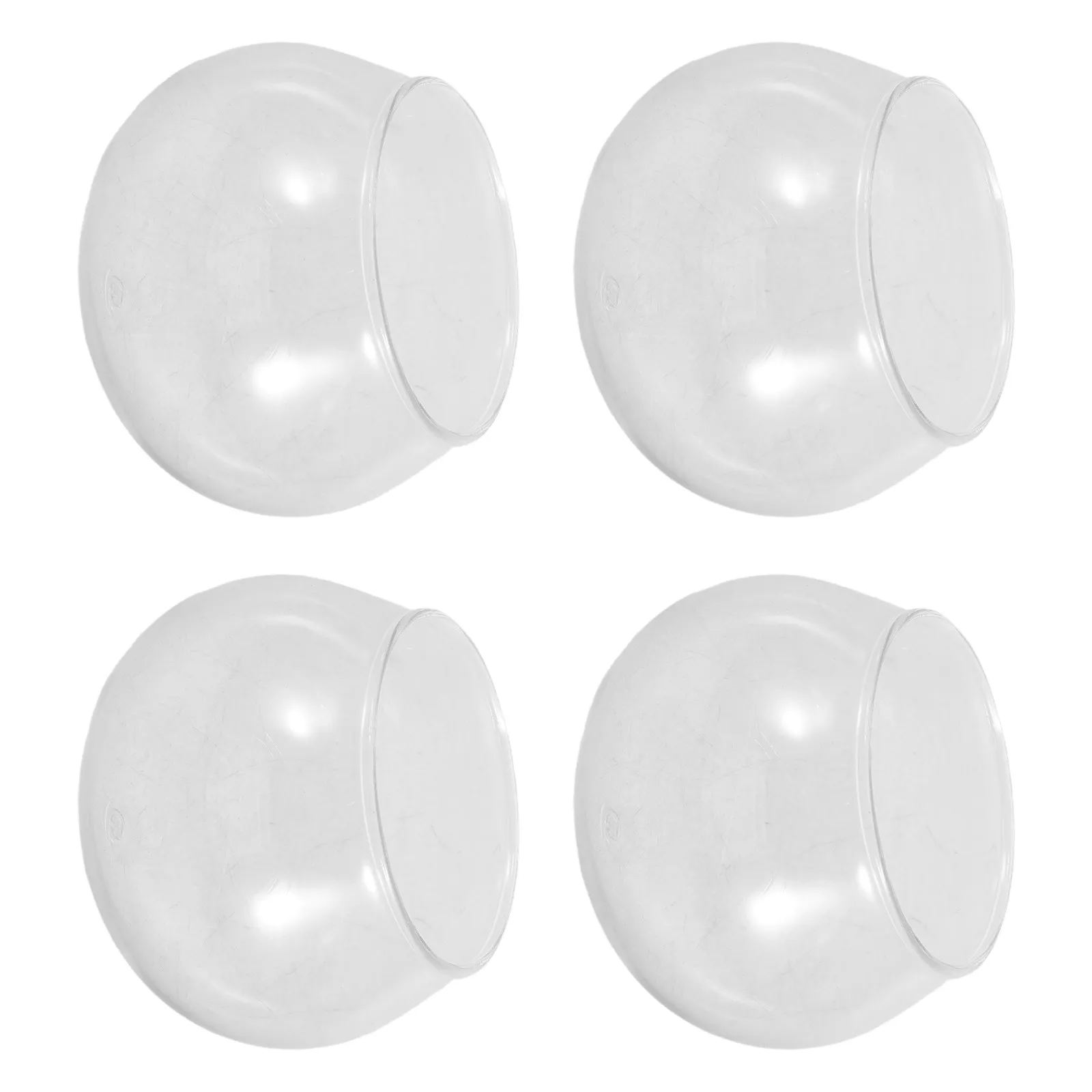 

Набор из 4 стеклянных колокольчиков-куполов (70 мм) в японском стиле, прозрачные, для поделок, подвесного декора, украшения сада, фестивалей и патио