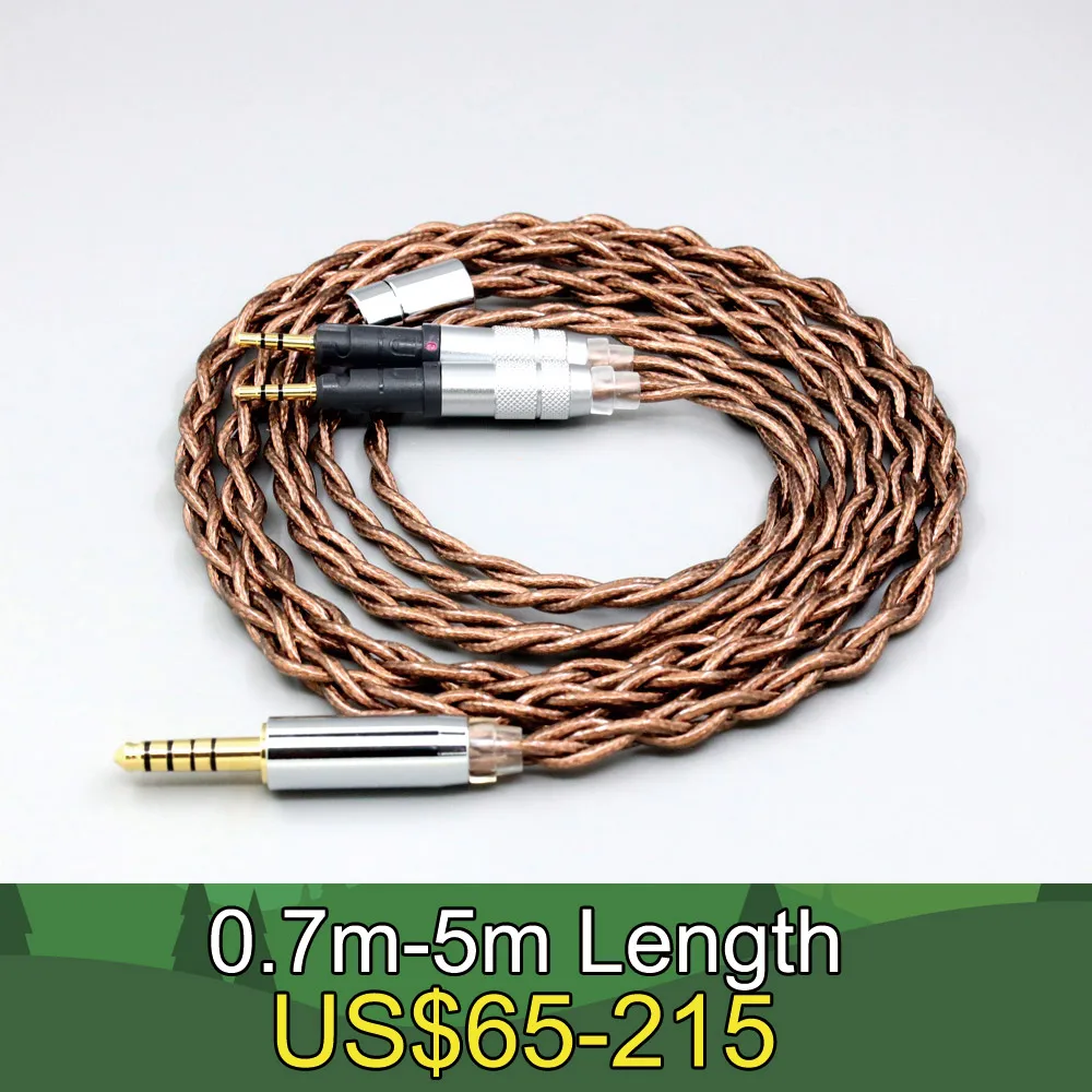 

99% 24k Gold 7n Pure Silver Graphene Shield Earphone Cable For Audio-Technica ATH-R70X headphone LN008540