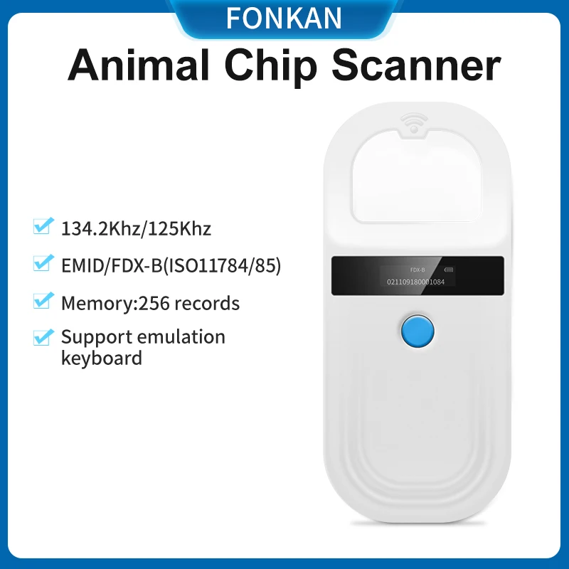 rfid identificacao animal microchip scanner pet gato peixe cao vaca ovelha emid fdx b 1342khz 125khz 01