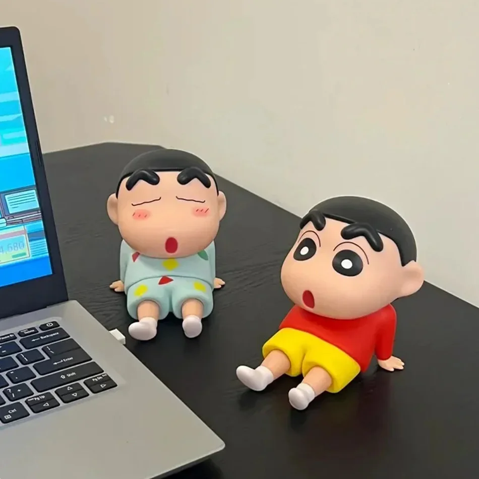 Kawaii Crayon Shin-Chan Boochan Telefon Halter Desktop Anime Ornamente Fernsehen Cartoon Telefon Unterstützung Nette Puppe Mädchen Geschenke – Detail 6
