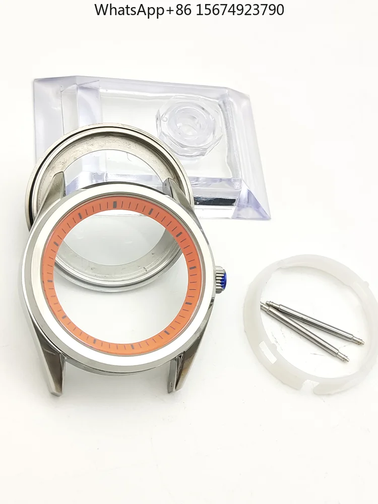 Assembled watch accessories Stainless steel watch case, suitable for Seiko NH35/36/4R movement, men's case