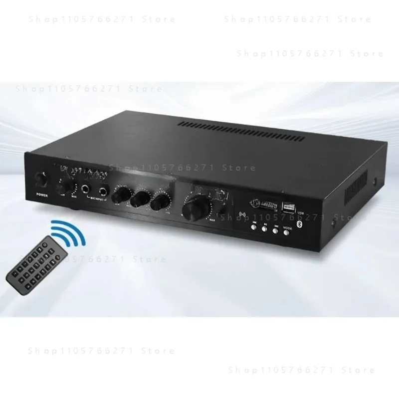 5.1 Channel High Power Bluetooth Amplifier Heavy Bass Home Theater Stage Outdoor Amp Support FM Radio Audio Player
