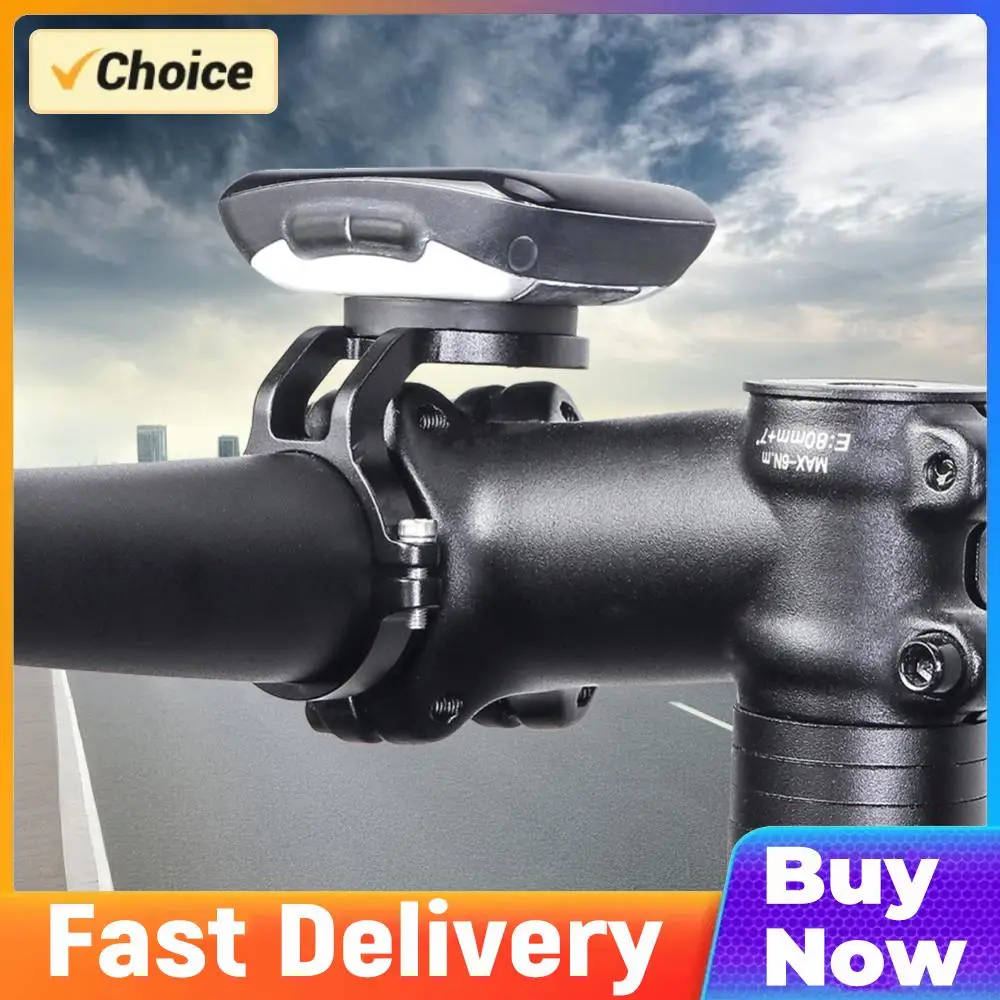 Bike Handlebar Computer Holder Aluminum Alloy MTB Bike Code Table Base Road Bike Code Meter Fixing Base for Garmin/Wahoo/Bryton